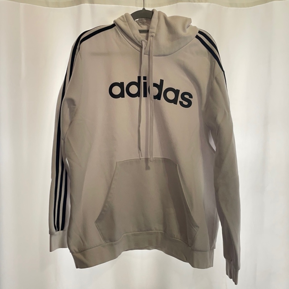 White adidas hoodie